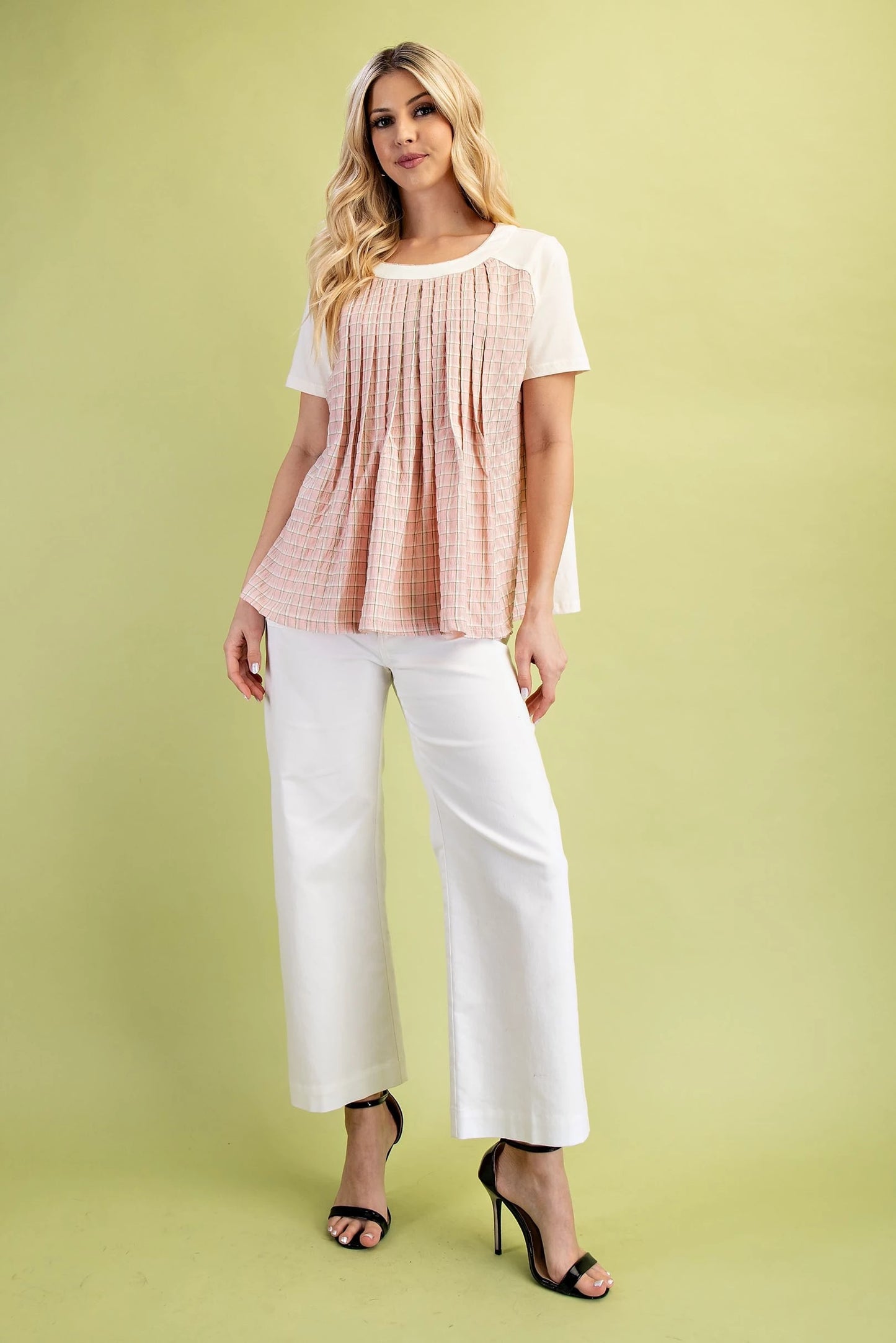 Gabby Pleated Top