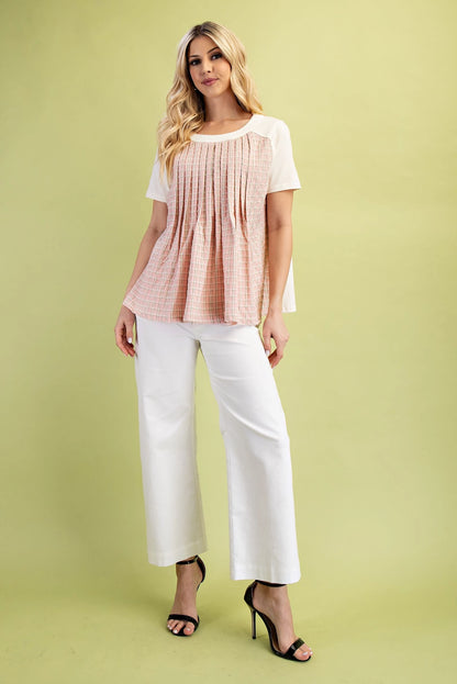 Gabby Pleated Top