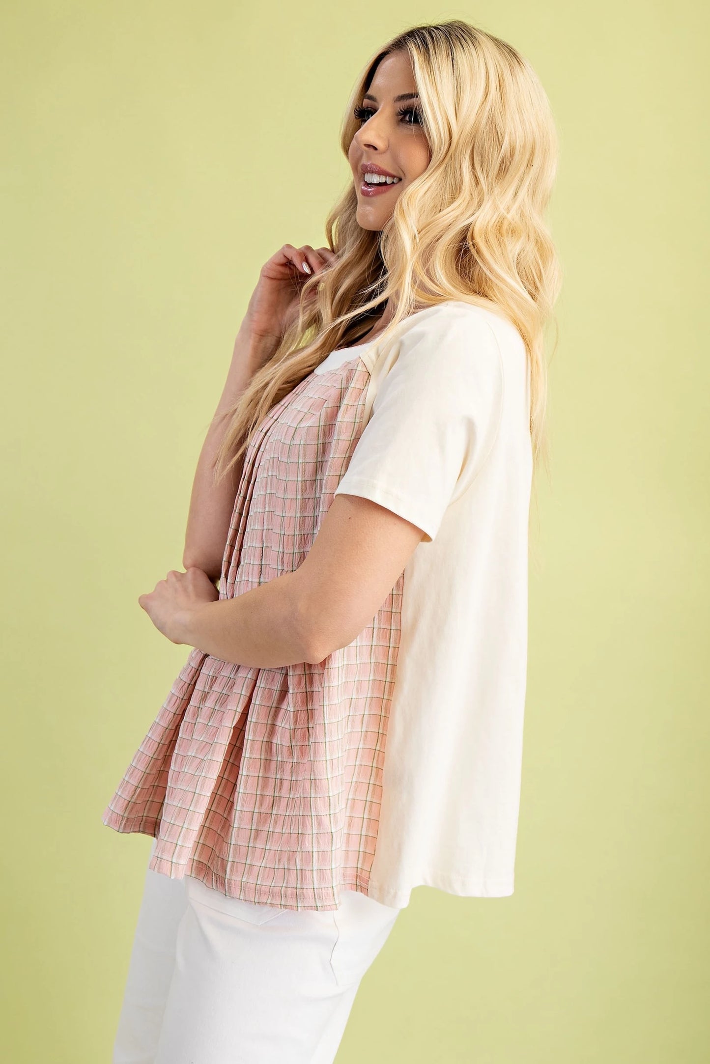 Gabby Pleated Top