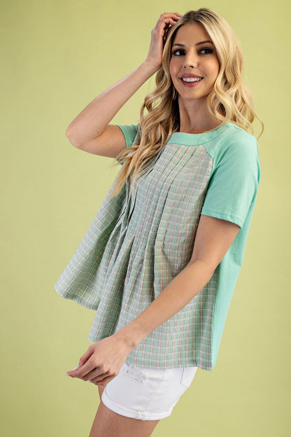 Gabby Pleated Top