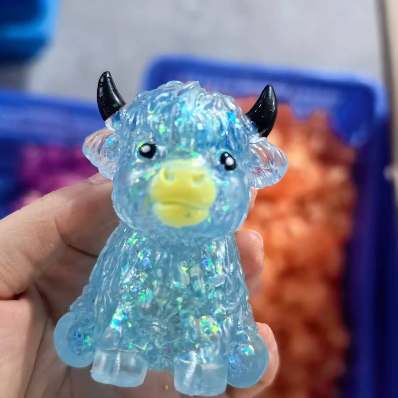 Highland Cow Squishy Squeeze Toy Fidget Toy