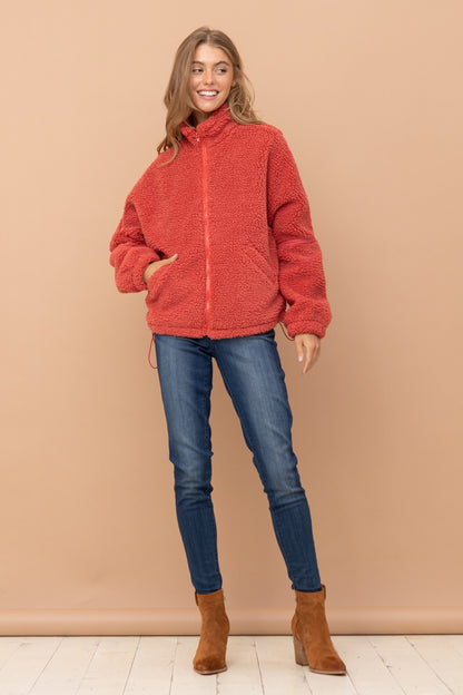 Sherpa Zip Up Jacket
