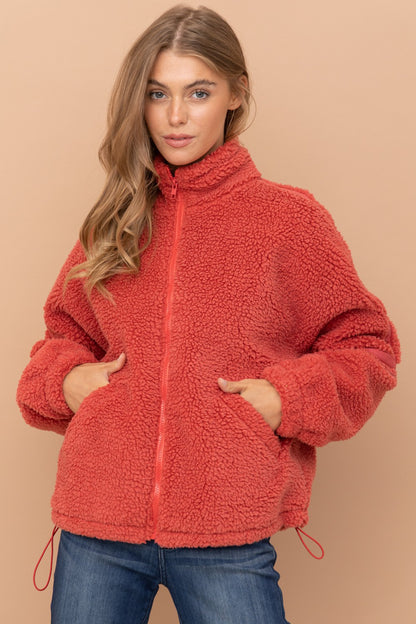 Sherpa Zip Up Jacket