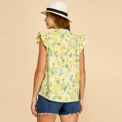 Floral print blouse