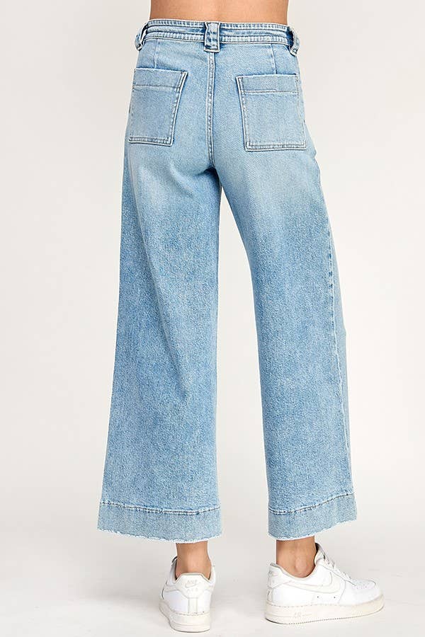 Soft Touch High Rise Wide Leg Trouser