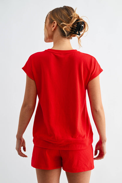 Offset French Terry Core Comfort Set