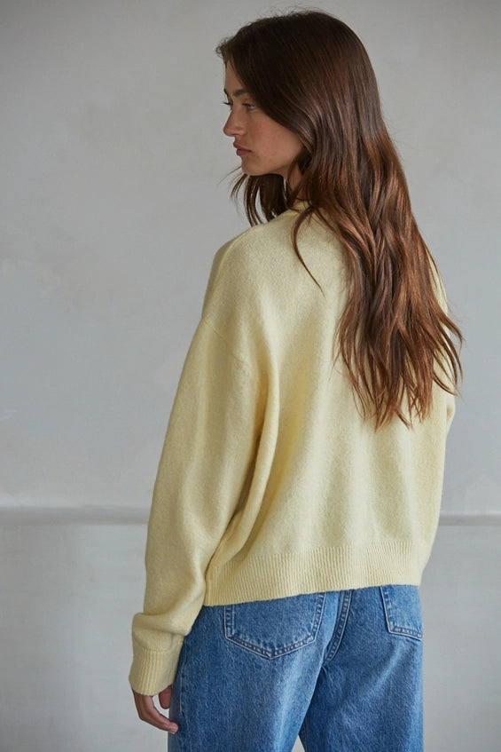 Olivia Light Yellow Cardigan