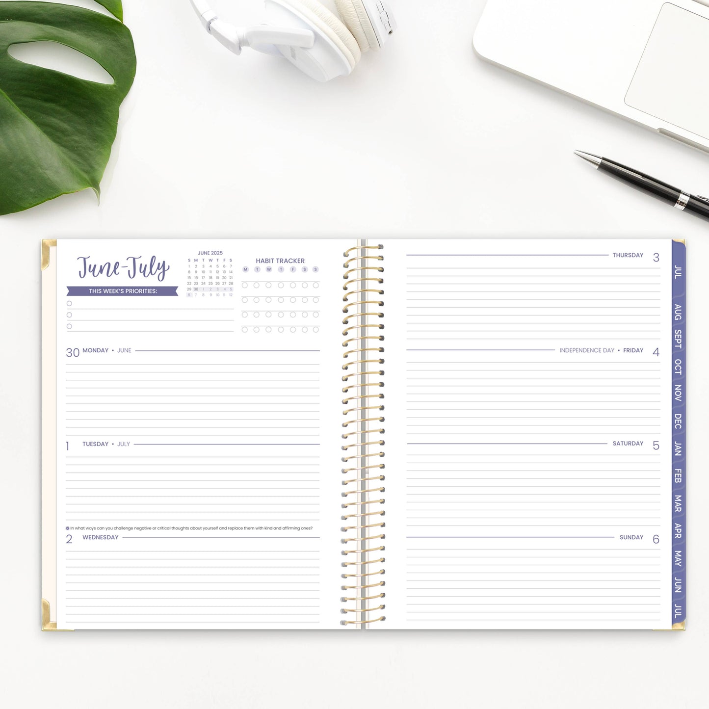 2025-26 Academic Hard Cover Planners 8.5x11 - Choose Design