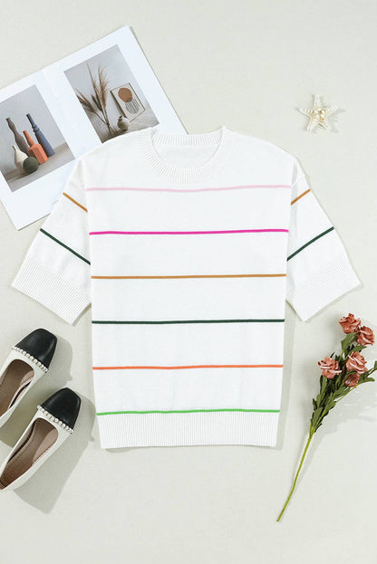 Sydney Colorblock Stripe Sweater