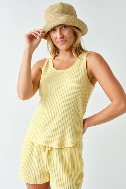 Softcore Ribbed Lounge Tank Top