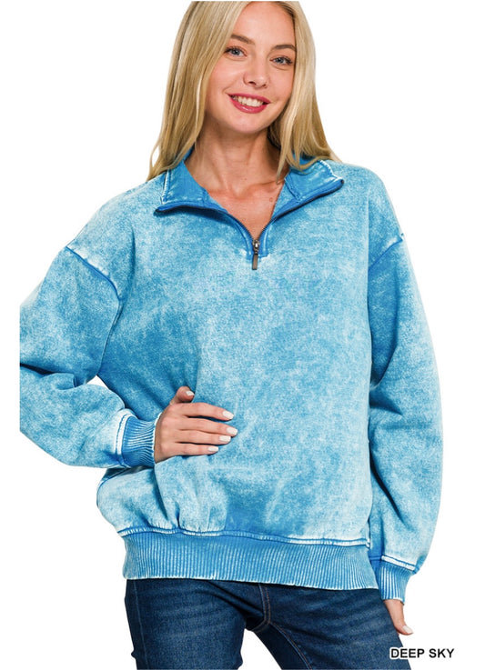 Adeline Zip Pullover