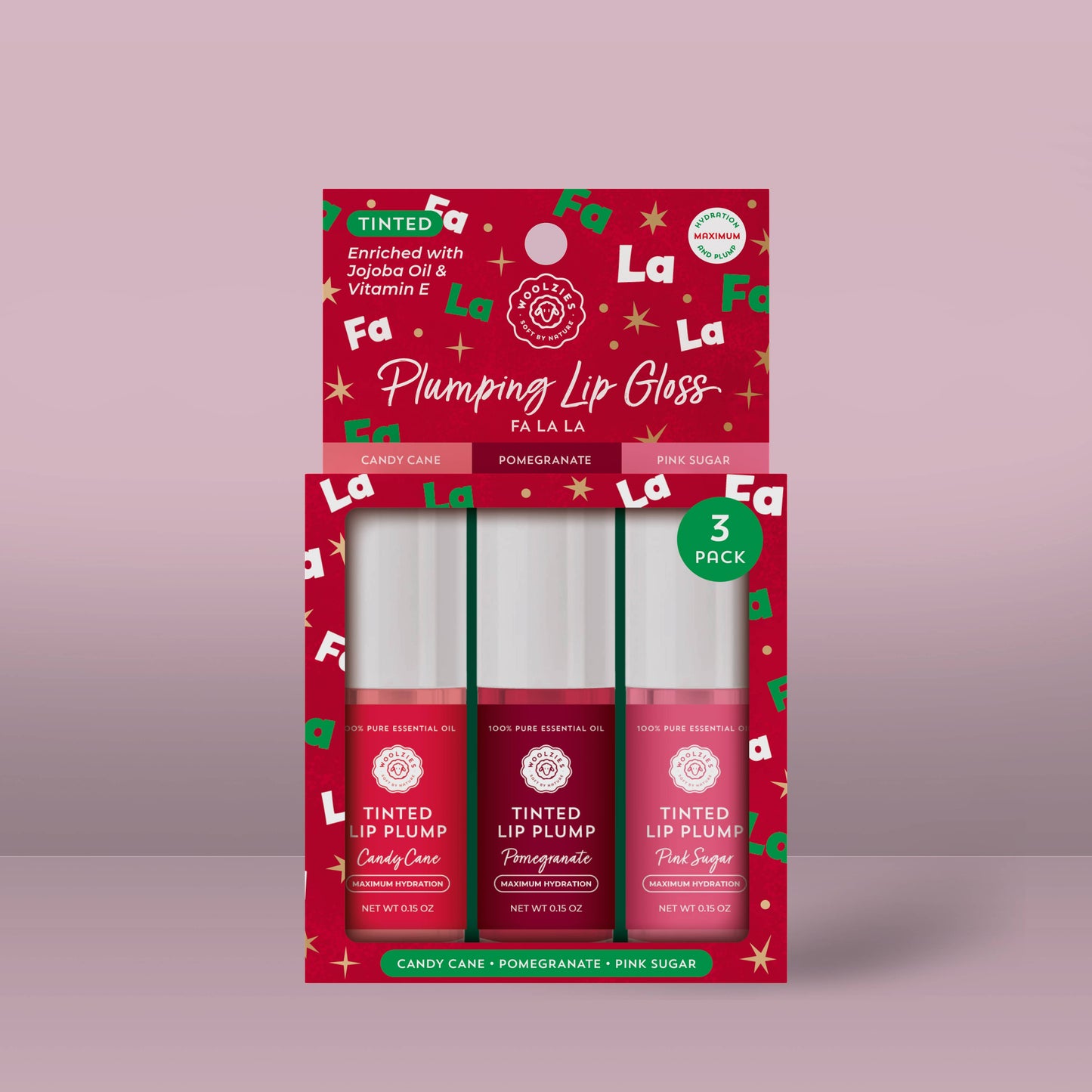 Plumping Lip Gloss Trio – Fa La La