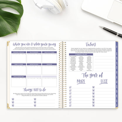 2025-26 Academic Hard Cover Planners 8.5x11 - Choose Design