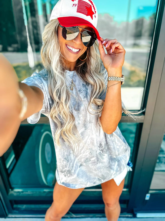Iced Out Camo Oversized Tee