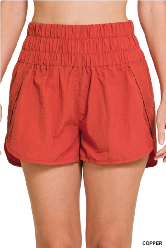 Adrienne Windbreaker Shorts