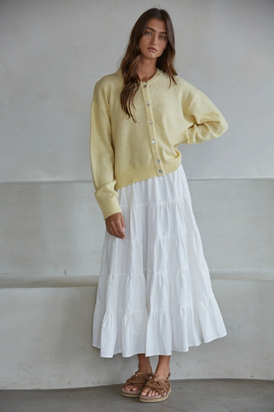 Olivia Light Yellow Cardigan