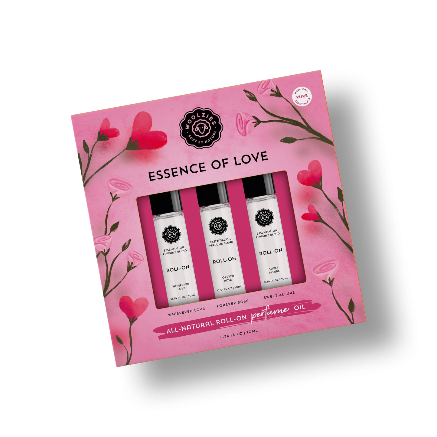 Essence of Love Natural Perfume Roll-On Set