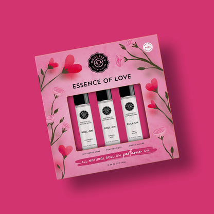 Essence of Love Natural Perfume Roll-On Set
