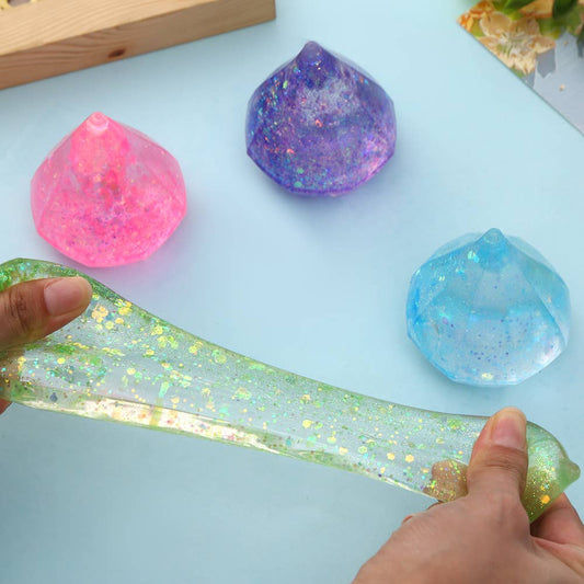 Glitter diamond Squishy Squeeze Toy Fidget Toy