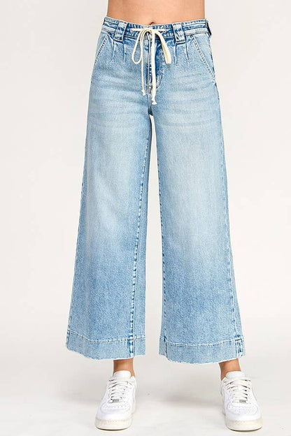 Soft Touch High Rise Wide Leg Trouser