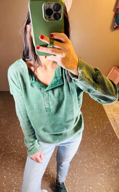 Birdie Waffle Long Sleeve
