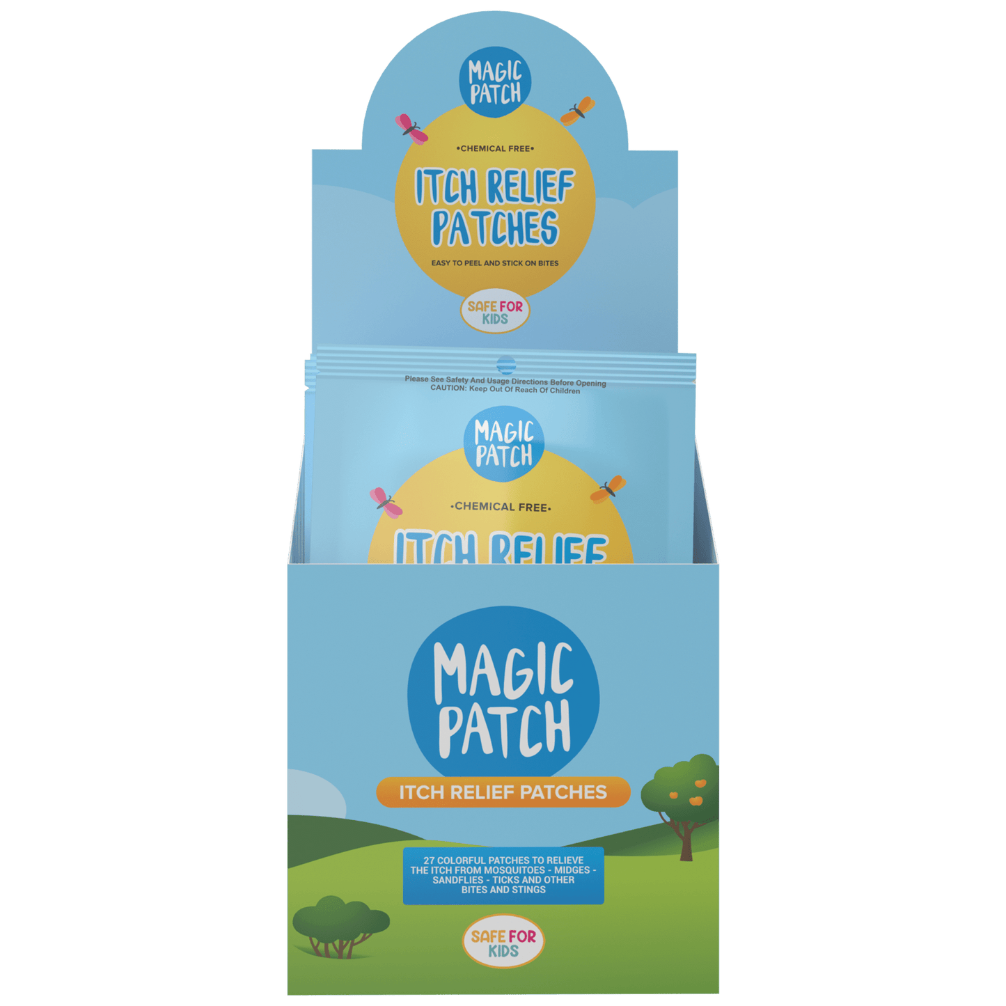 BuzzPatch (Mosquito Repellent) + MagicPatch (Itch Relief)