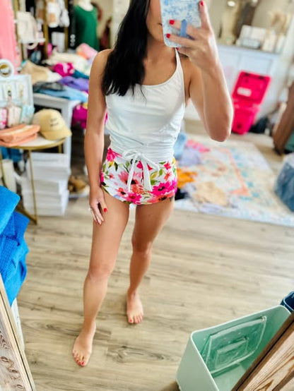 Watermelon Floral Reversible Bali Bottoms