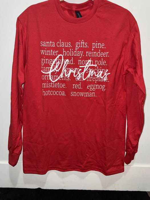 Christmas Collage Long Sleeve