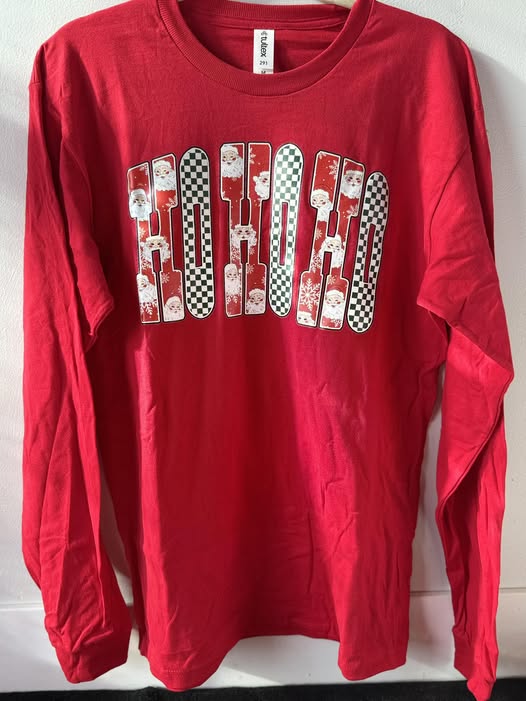 Ho Ho Ho Glitter Long Sleeve