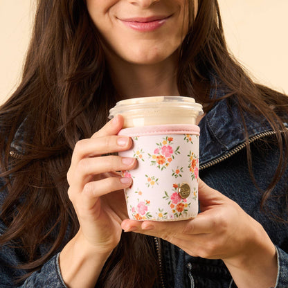 Sip Savvy Drink Sleeve-Endless Daydream Cream Large