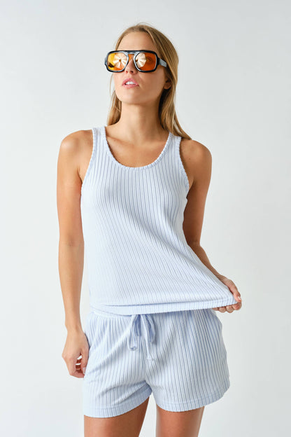 Softcore Ribbed Lounge Tank Top