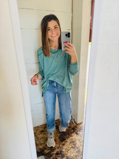 Soft Hi-Low Long Sleeve