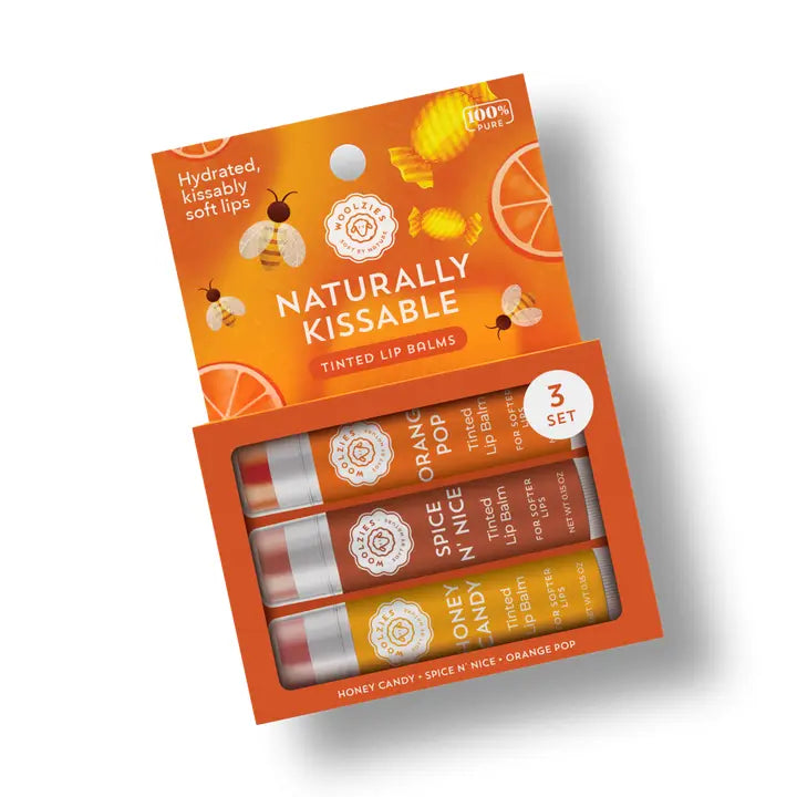 Naturally Kissable Lip Balm Set of 3