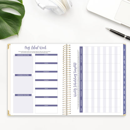 2025-26 Academic Hard Cover Planners 8.5x11 - Choose Design