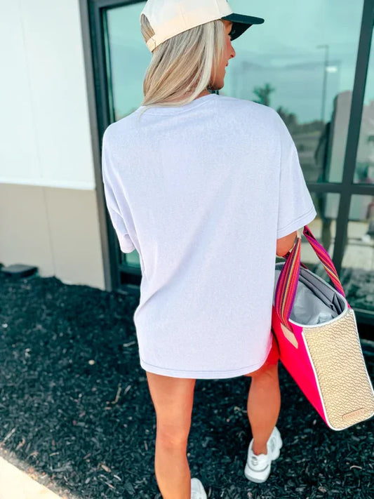 Relaxed Lilac Boyfriend Tee