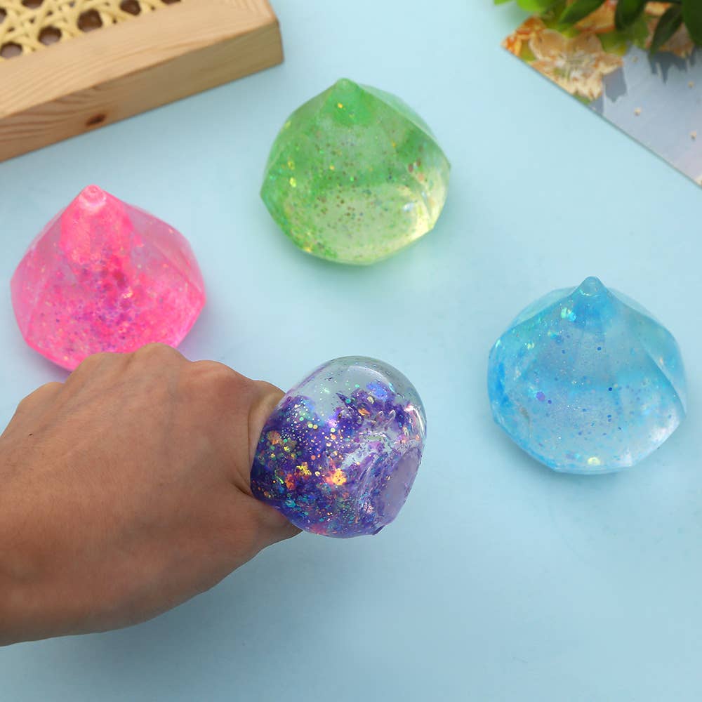 Glitter diamond Squishy Squeeze Toy Fidget Toy