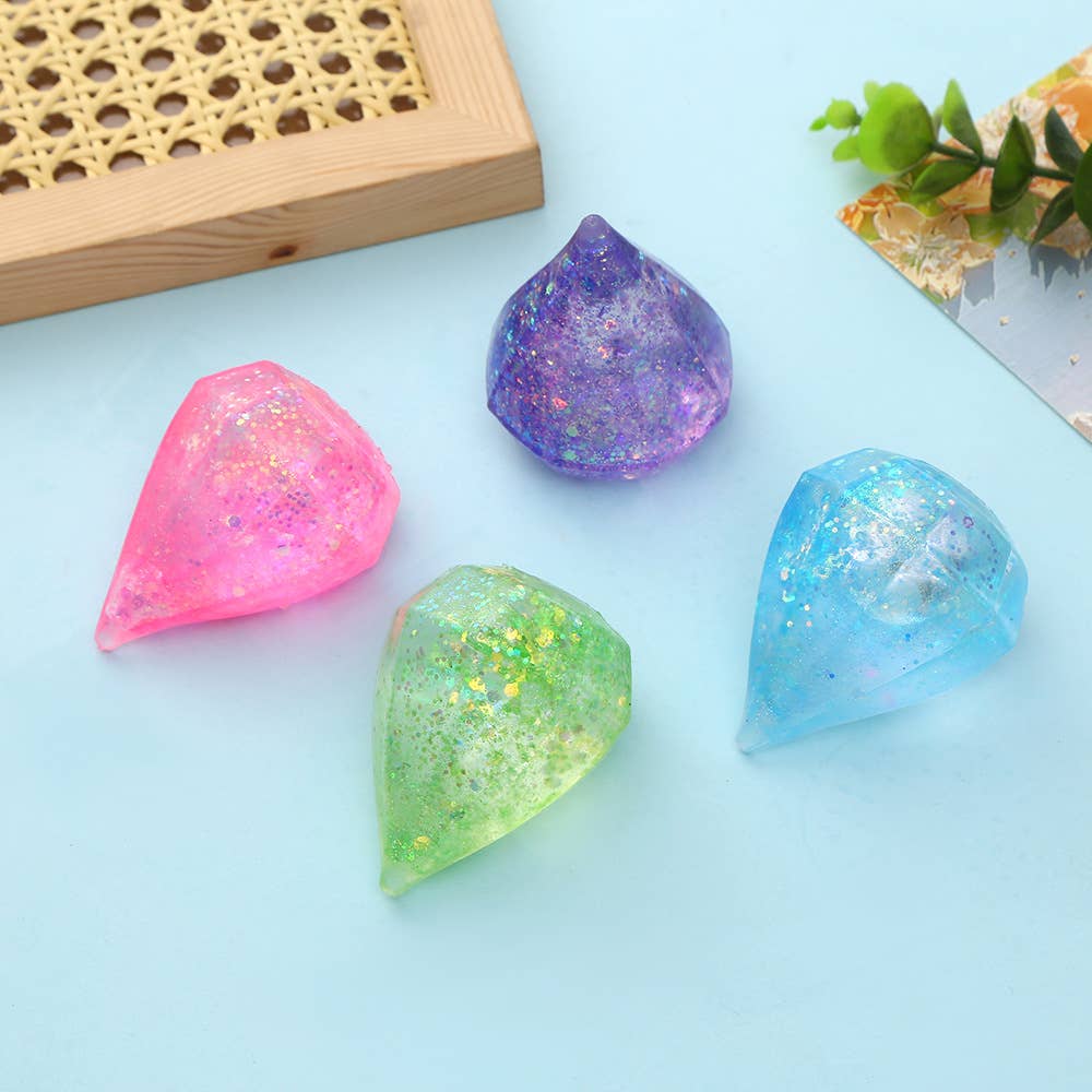 Glitter diamond Squishy Squeeze Toy Fidget Toy