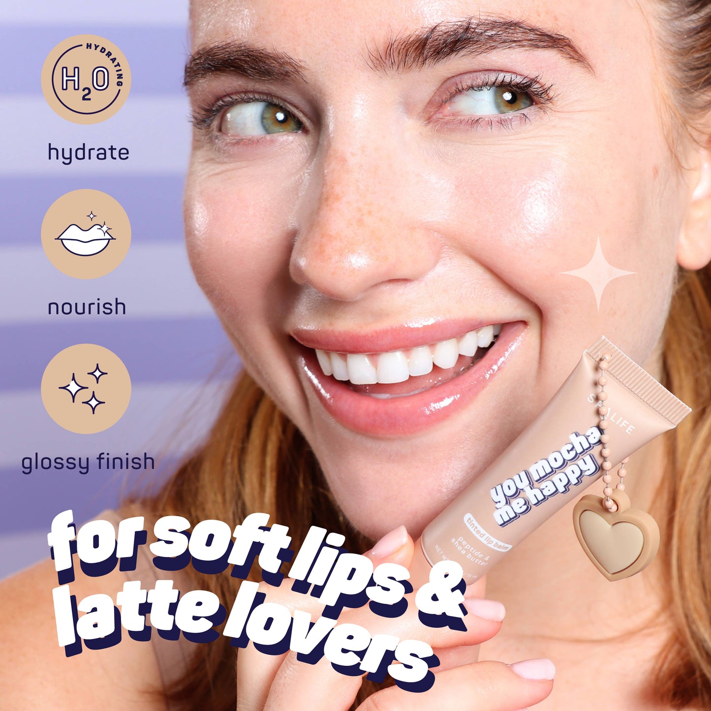 U Mocha Me Happy Tinted Lip Balm | Easter Basket Stuffer Gift