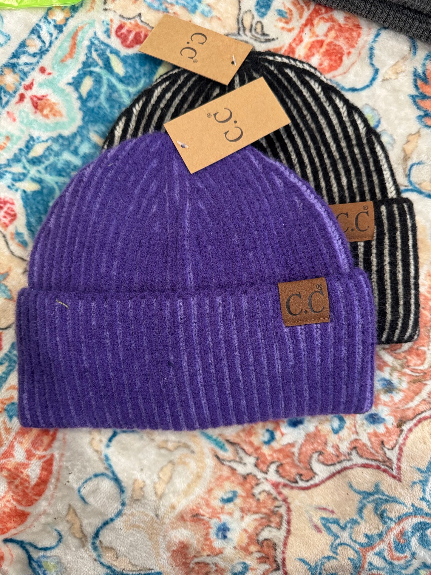 C.C. Ribbed Classic Beanie