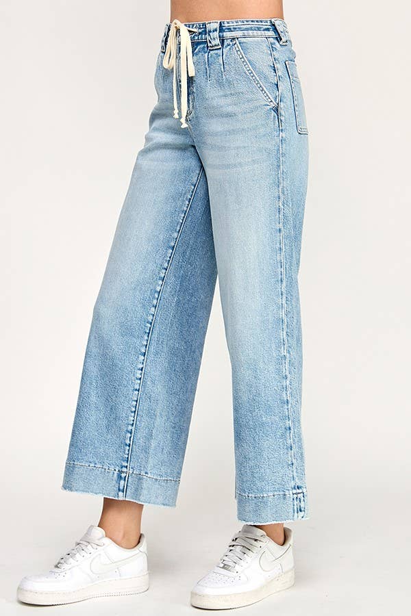 Soft Touch High Rise Wide Leg Trouser
