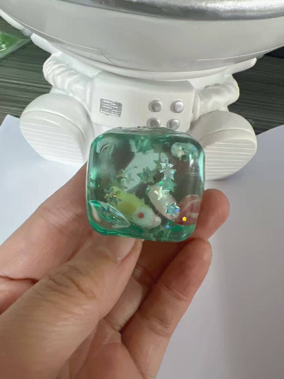 Seashell nice Cube Squishy Stress Relief Toy Fidget Toy