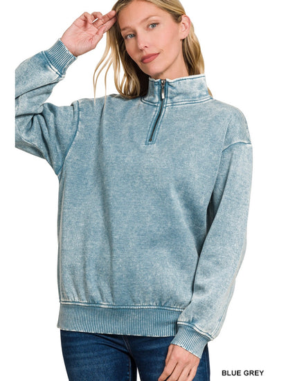 Adeline Zip Pullover