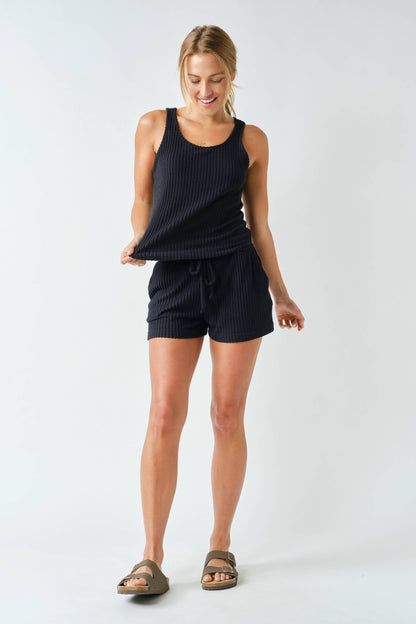 Softcore Ribbed Lounge Shorts