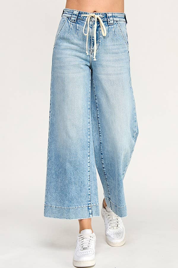 Soft Touch High Rise Wide Leg Trouser