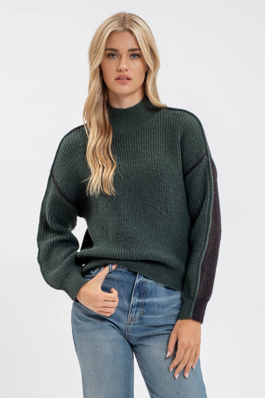 Jaylene Colorblock Knit Sweater