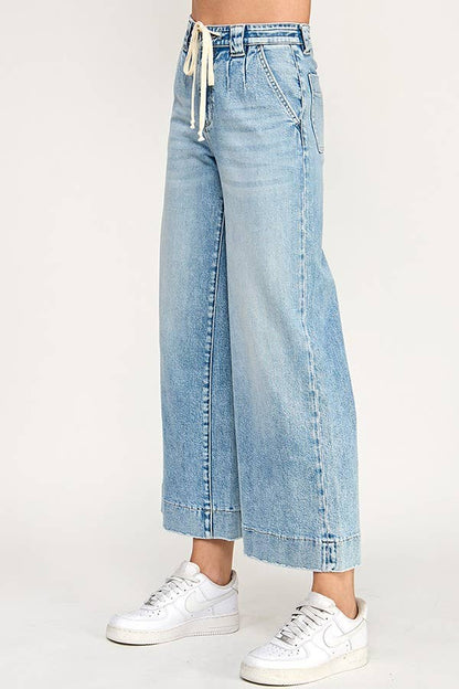 Soft Touch High Rise Wide Leg Trouser