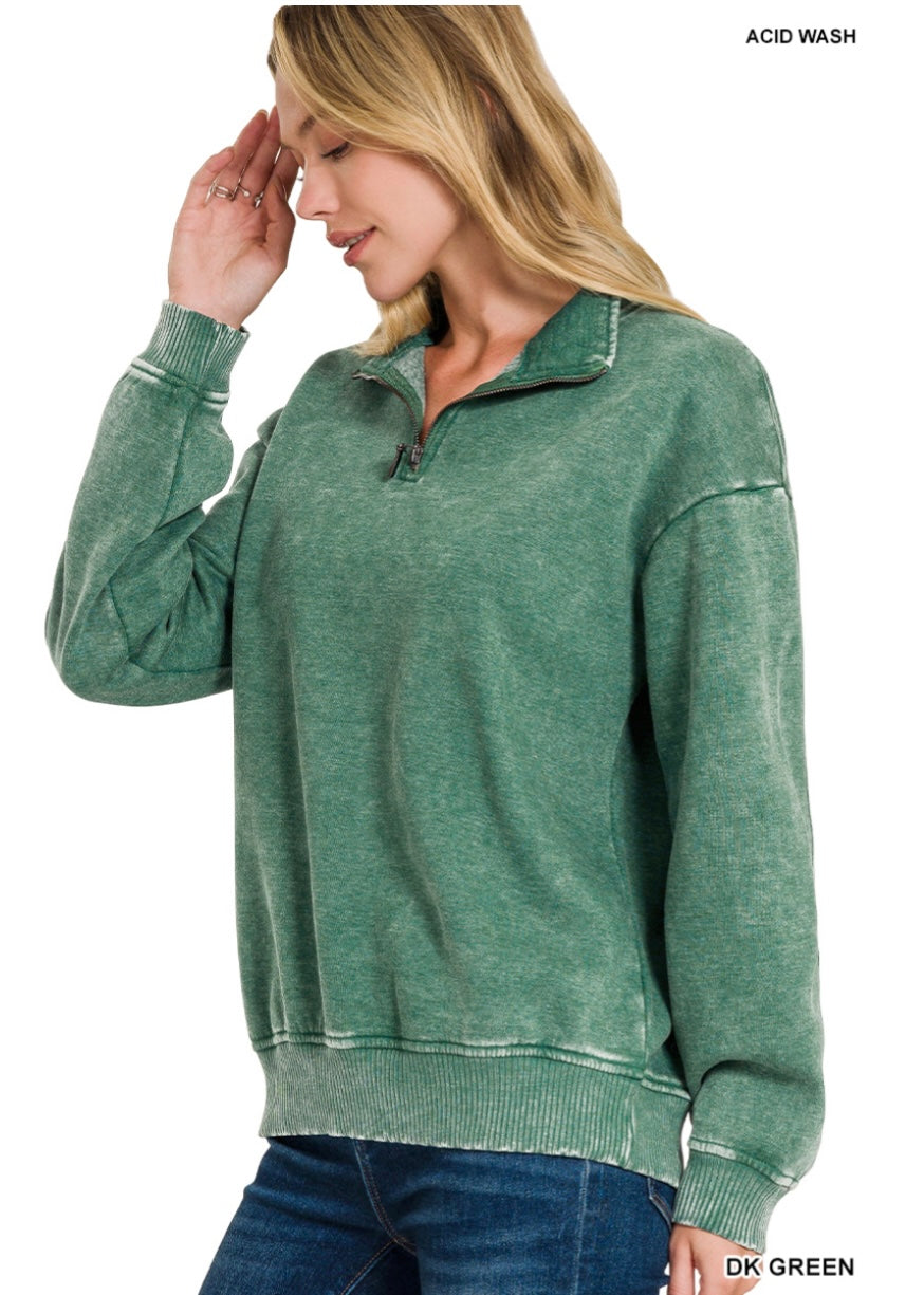 Adeline Zip Pullover