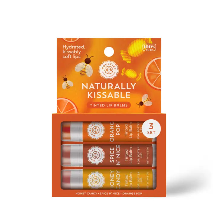 Naturally Kissable Lip Balm Set of 3