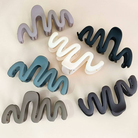 Wavy Large Claw Clips