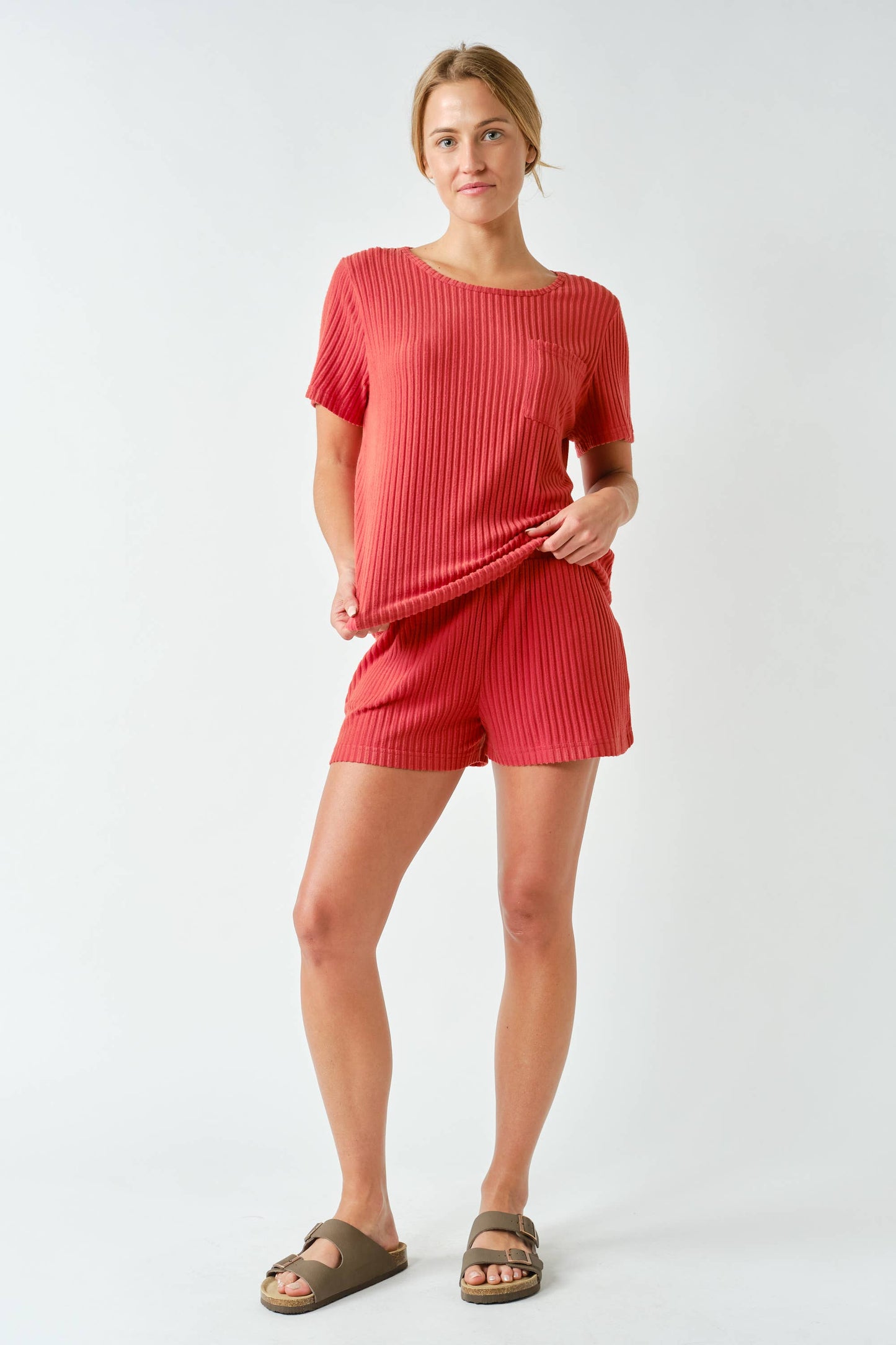 Softcore Ribbed Lounge Shorts